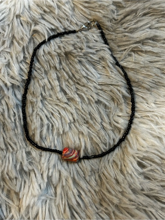 Jewelry - Handmade Black Beaded Choker